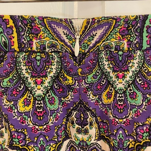 J. Crew No 2 Paisley Pencil Skirt - Picture 3 of 6